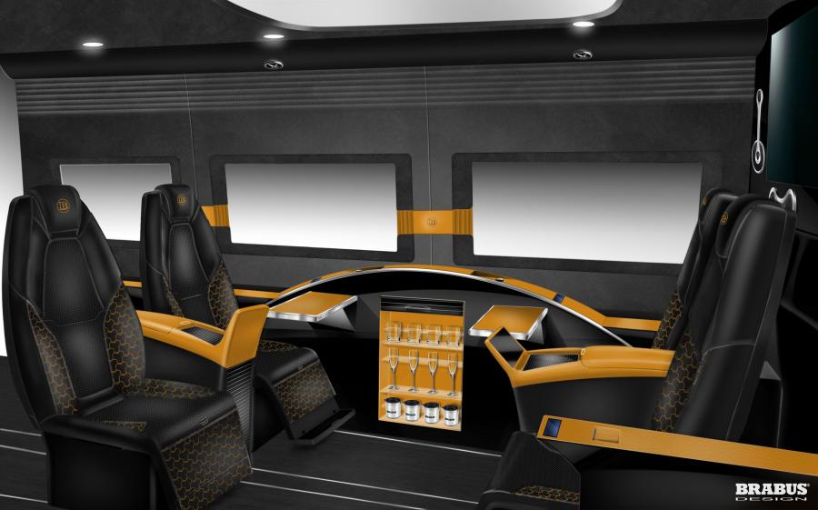 Интерьер Mercedes-Benz Sprinter Business Lounge by Brabus (Br.906) 2014 года  (фото 29 из 33)